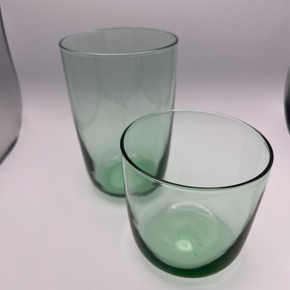IKEA INTAGANDE Green Glass Cups
